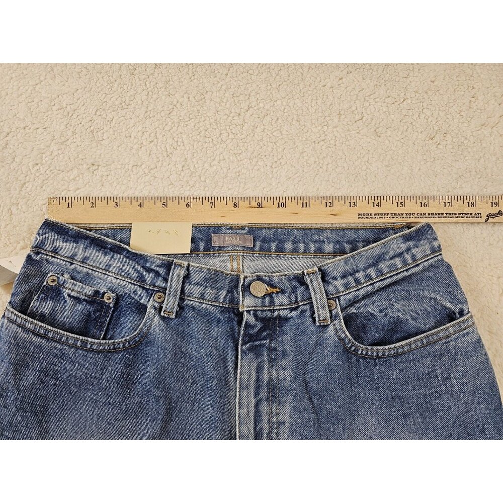 Bass Jeans Women's 10 Short Relaxed Fit Light Wash Blue Mom Jeans Preppy 90s - Picture 3 of 16
